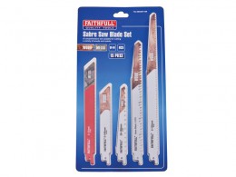 Faithfull 15 Piece Sabre Saw Blade Set £14.99